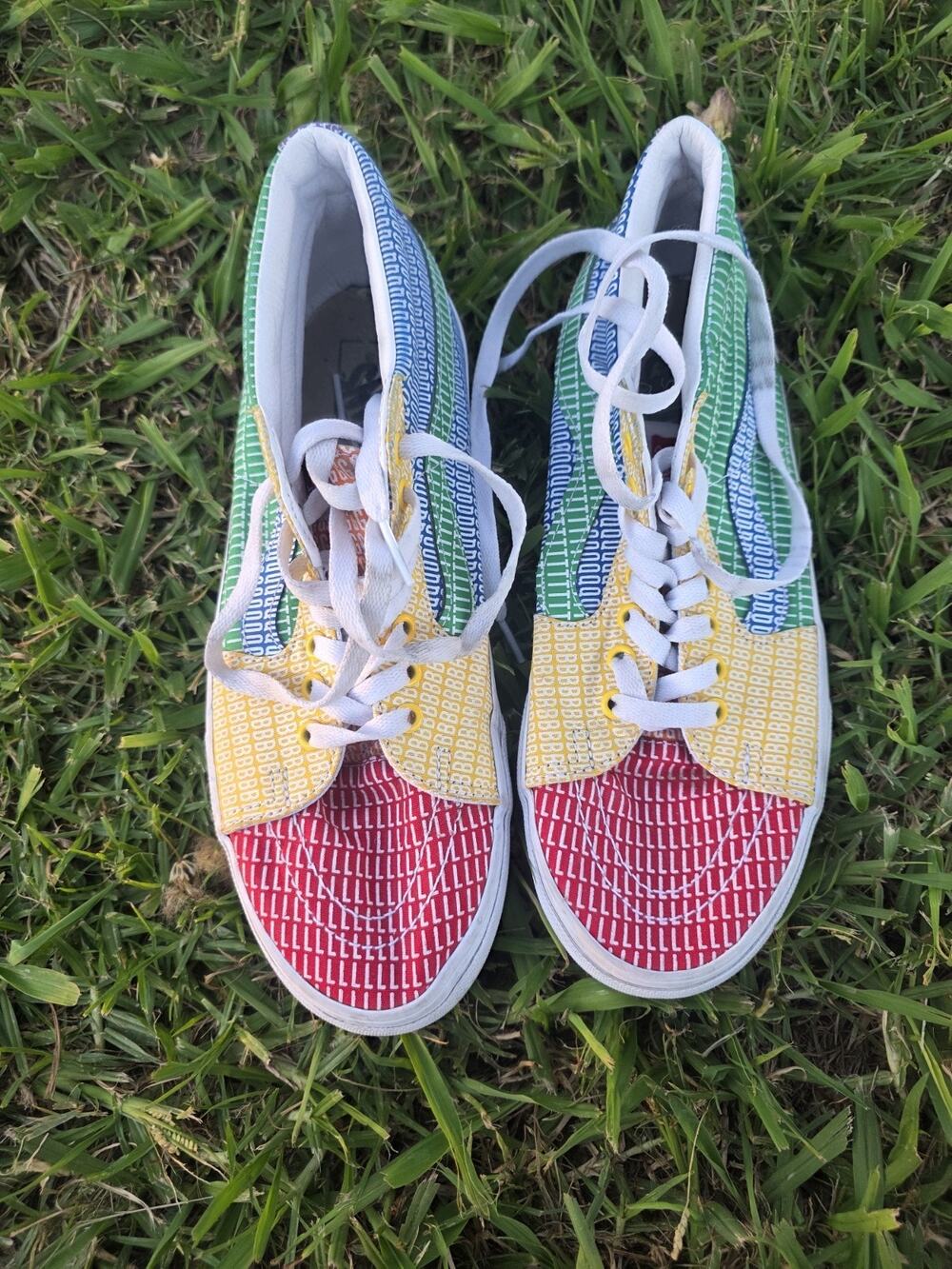 Vans Sk8-Mid Pride Rainbow LGBTQ Sneakers Men's Size 9.5 Women's 11